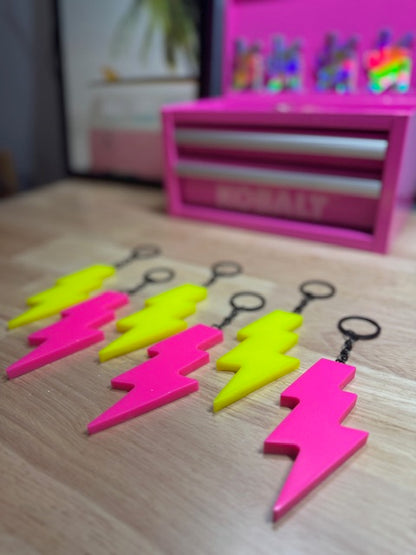 Lightening Bolt Keychain