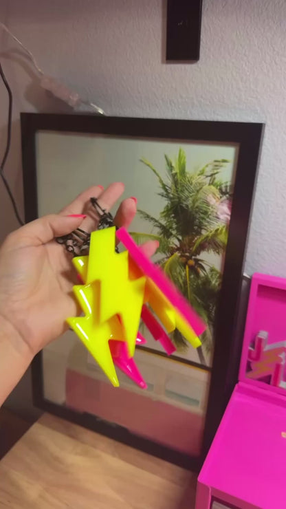 Lightening Bolt Keychain